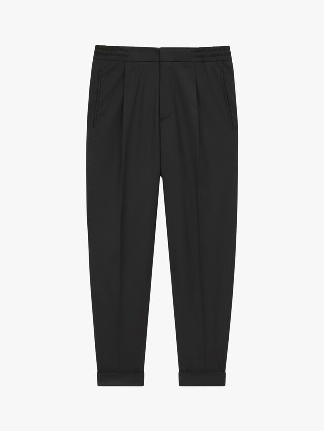 Brighton Relaxed Pleated Tapered Trousers